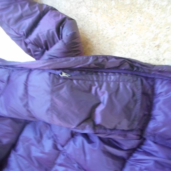 Plum warm women Eddie Bauer down long coat S/P - Picture 11 of 13